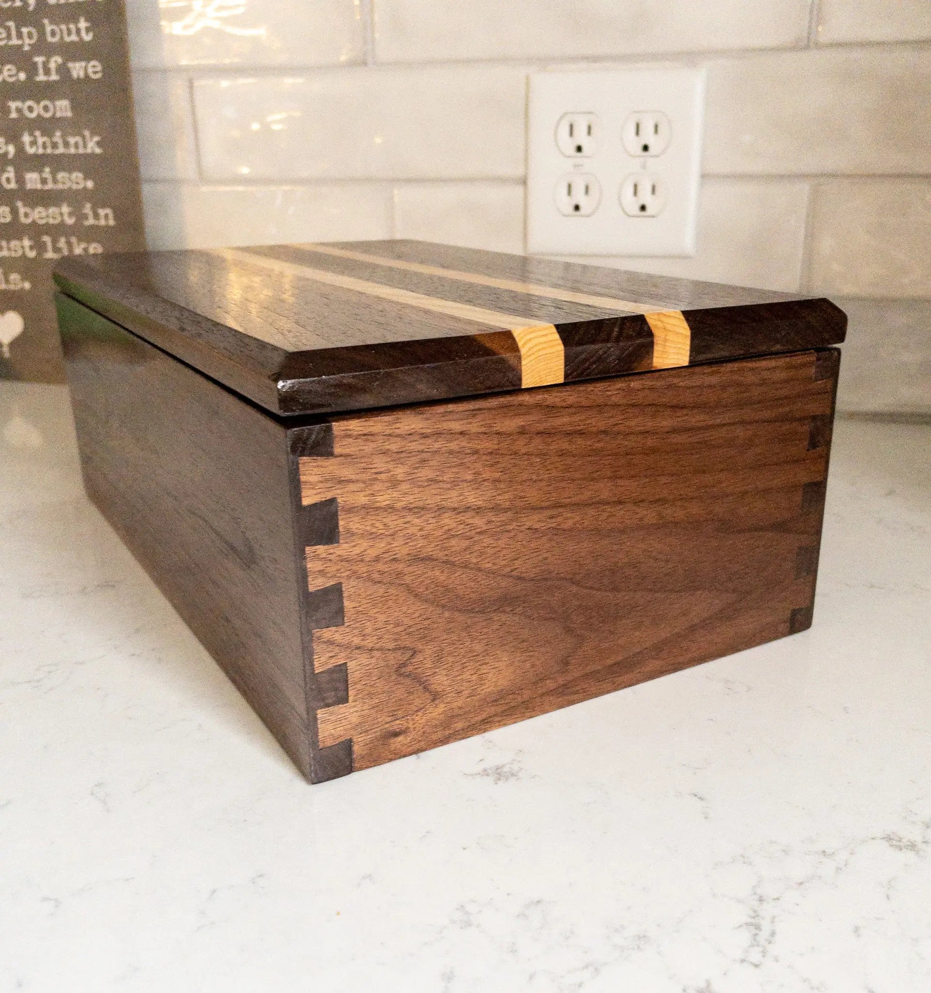 Keepsake Box, Handcrafted Walnut Rorey's Crafted Gifts